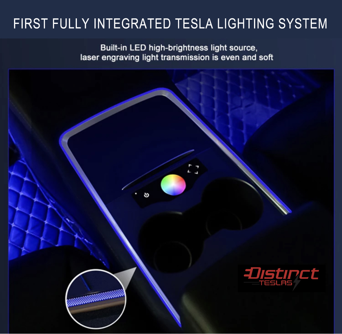 Ambient LED Lighting Upgrade for Tesla Model 3/Y in Arizona