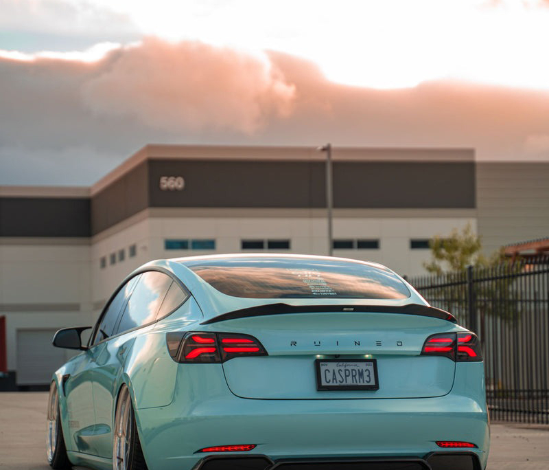 adro tesla model 3 carbon fiber spoiler2