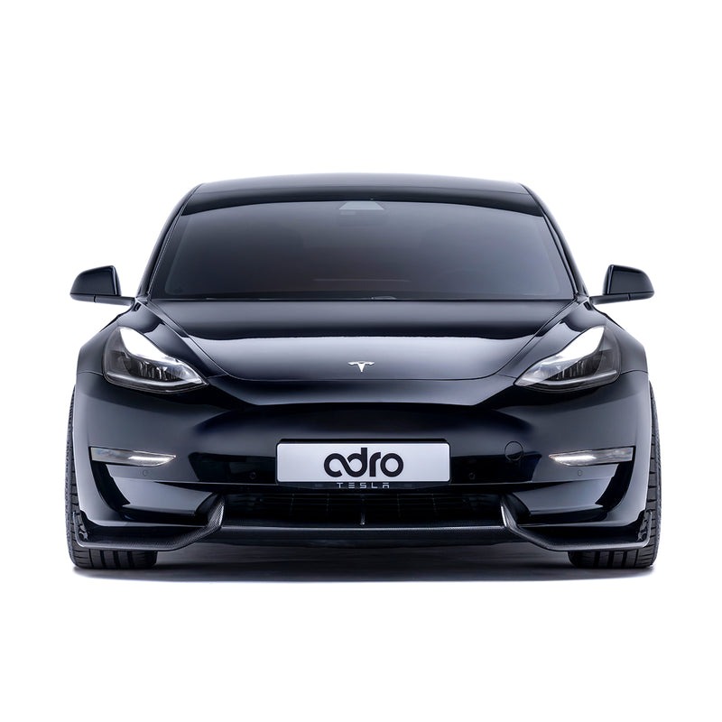 adro tesla model 3 front lip v2 1