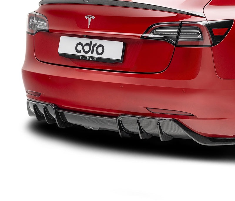 adro tesla model 3 rear diffuser v1 2