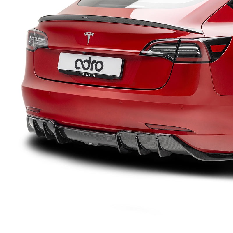 adro tesla model 3 rear diffuser v1 2