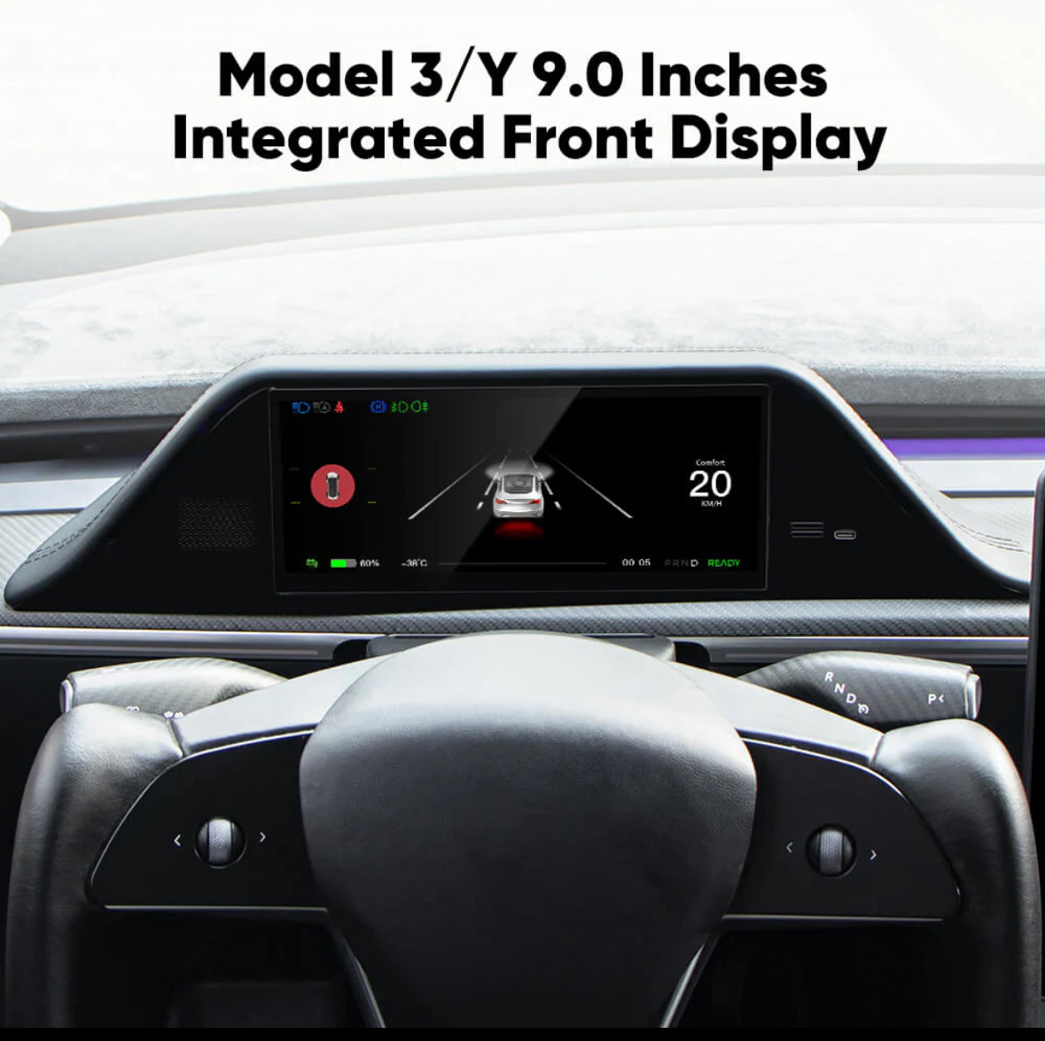 tesla driver view display 1