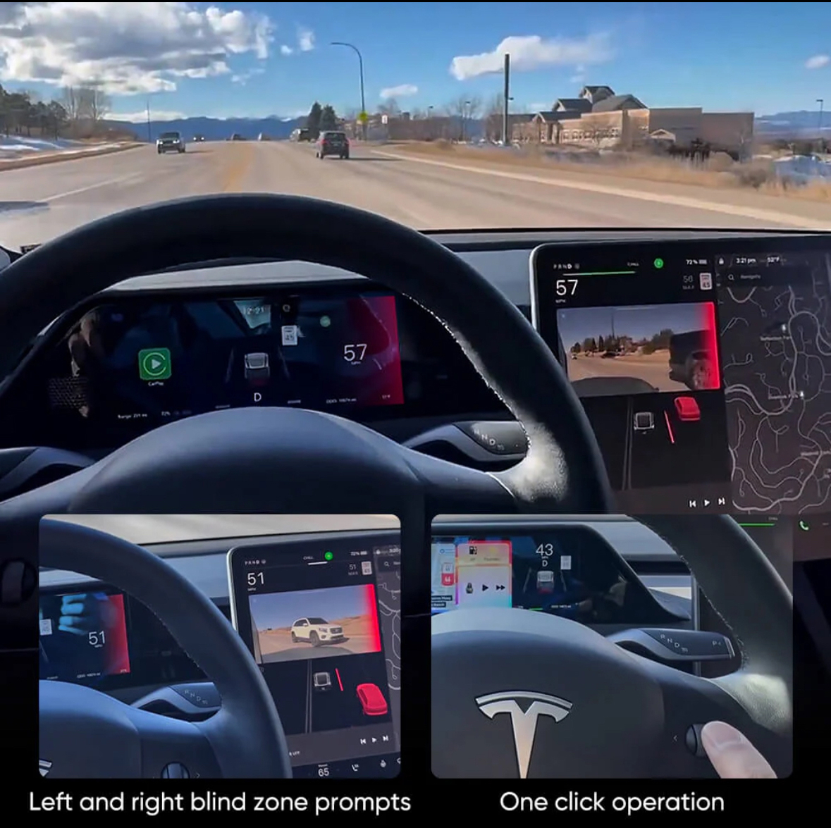 tesla driver view display 3