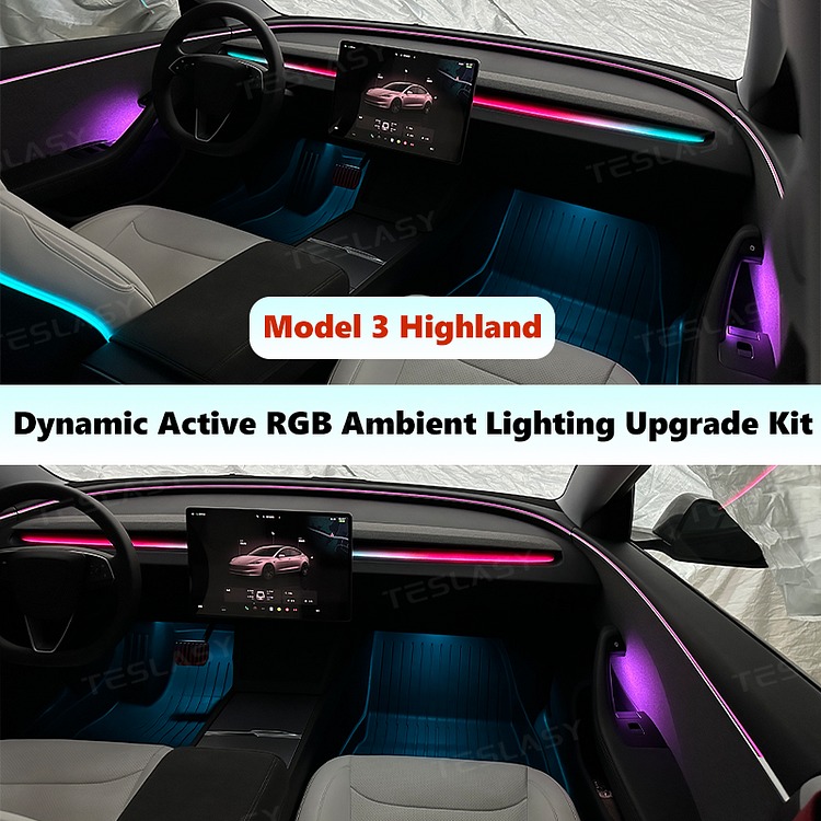 tesla model highland ambient lighting upgrade1