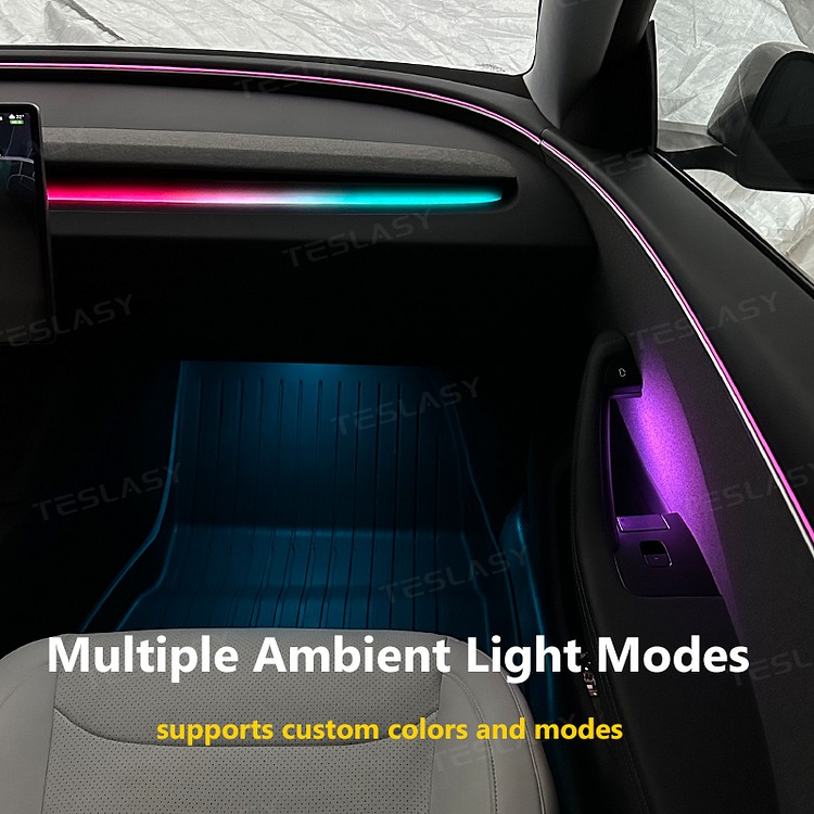 tesla model highland ambient lighting upgrade4