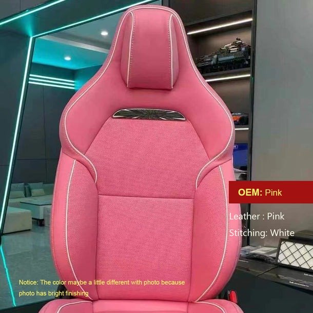 tesla model sport seats14 pink