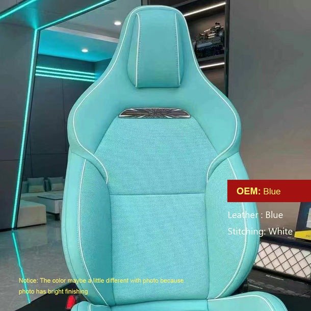 tesla model sport seats14 tiffany blue