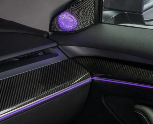 tesla interior led lighting laser