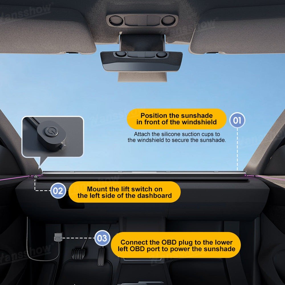 tesla electronic windshield sunshade2 tesla electronic windshield sunshade2