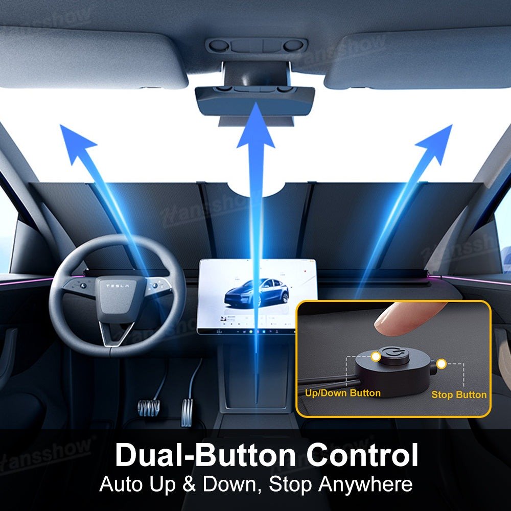 tesla electronic windshield sunshade5 tesla electronic windshield sunshade5