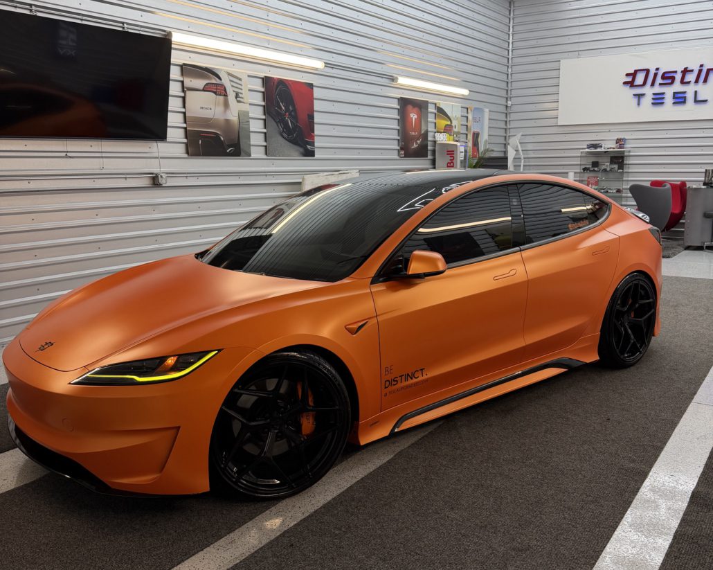 Rustic Wrapped Tesla Tesla Vehicle Wraps by the #1 Tesla Customization Shop in Arizona